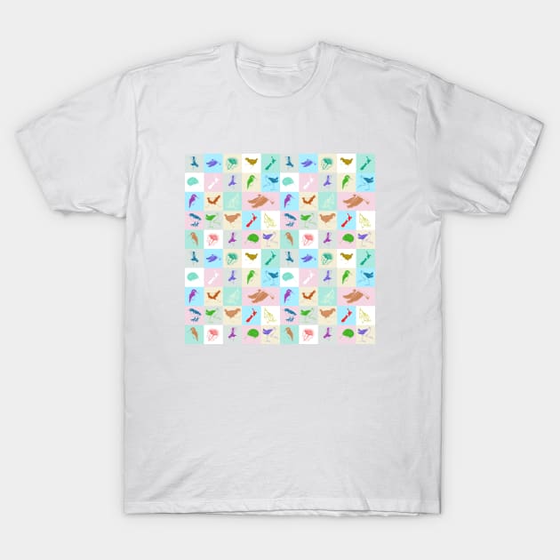 New Zealand Bird Pattern POP ART T-Shirt by mailboxdisco